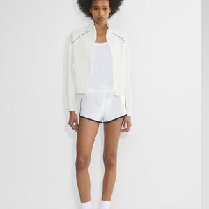Aritzia White Bomber Jacket size S